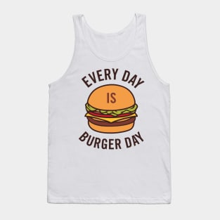 Every day is Burger day Tank Top